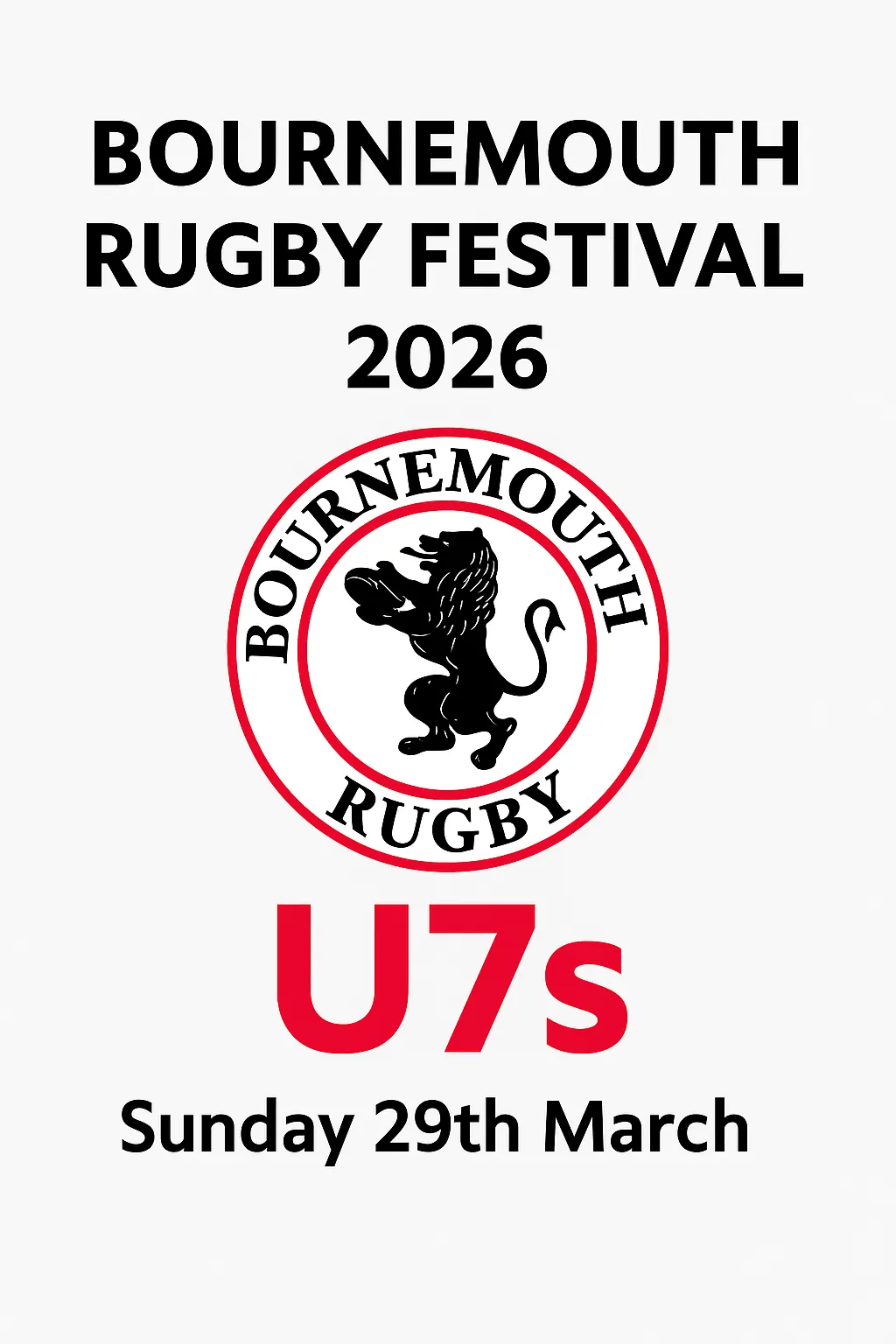 U7s bmouth rugby festival 1