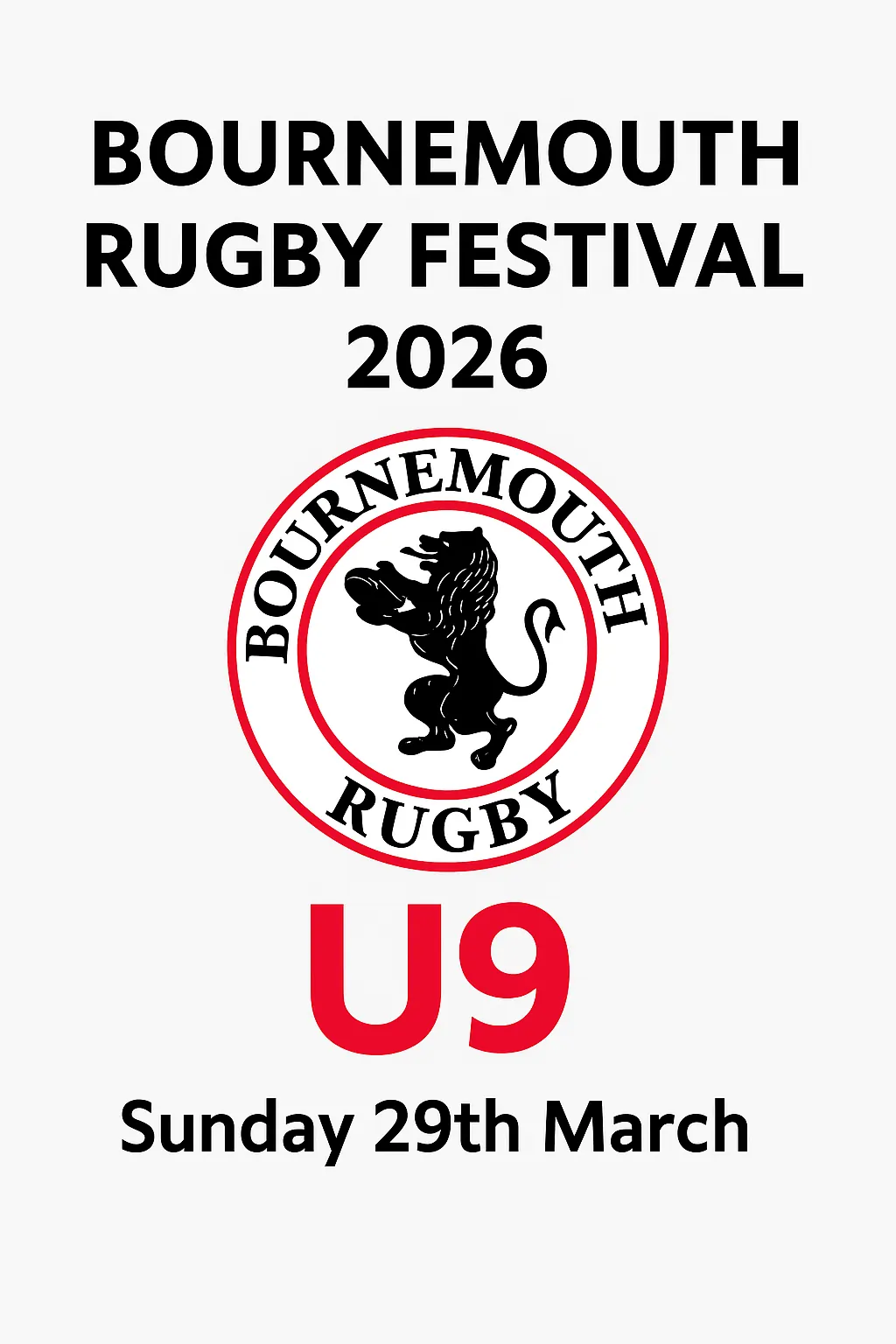 U9 bournemouth rugby festival 1